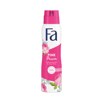 Fa Women Pink Passion, 48h Deo Spray, ohne Aluminiumsalze, 150 Milliliter